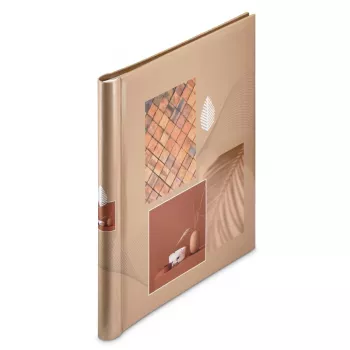 Fotoalbumas Hama Singo II rudas 40 lapų 10x15 spiralinis įrišimas