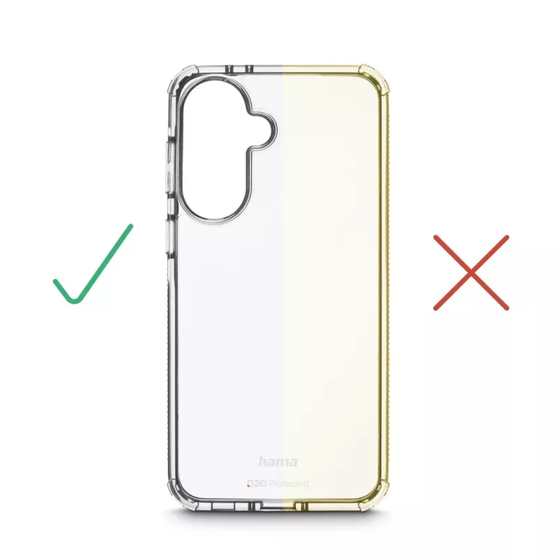 Mobiliojo telefono dėklas HAMA 00080322 – skaidrus apsauginis dėklas Samsung Galaxy A37 5G