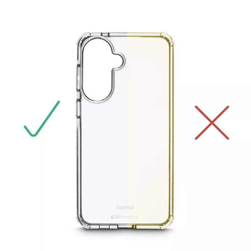 Dėklas telefonui HAMA 00080333 Skaidrus — apsauginis TPU dėklas išmaniesiems telefonams