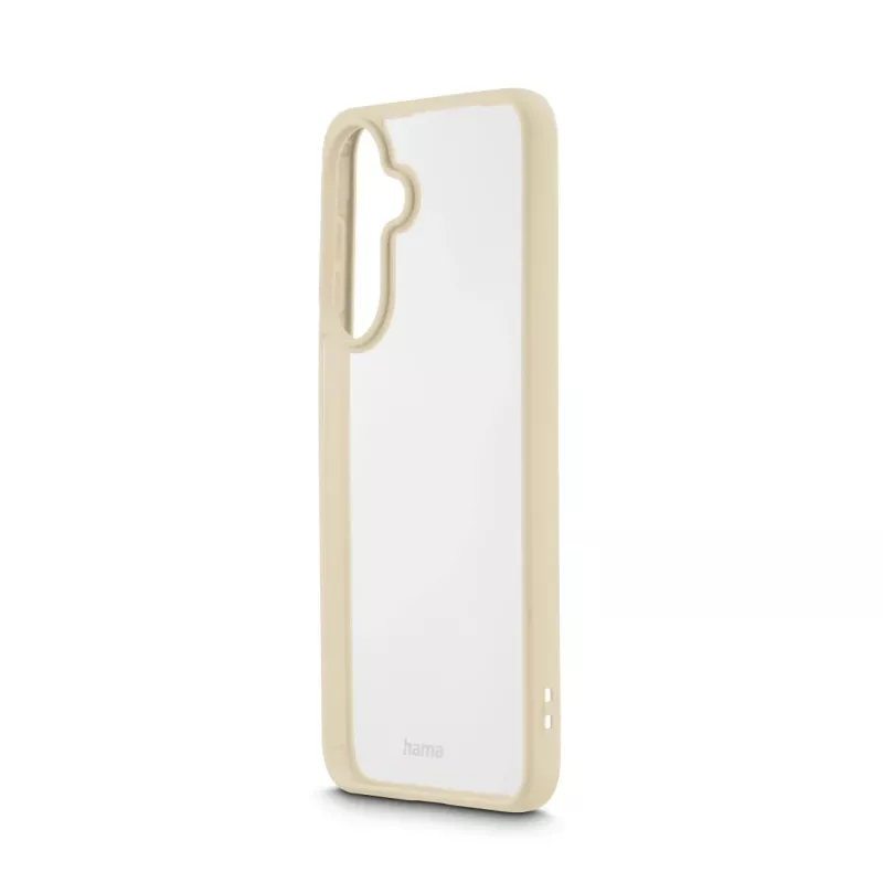Hama Frame Protect dėklas Samsung Galaxy A57 5G — permatomas su smėlio spalvos rėmeliu, 6,7 colio (17 cm) ekranui