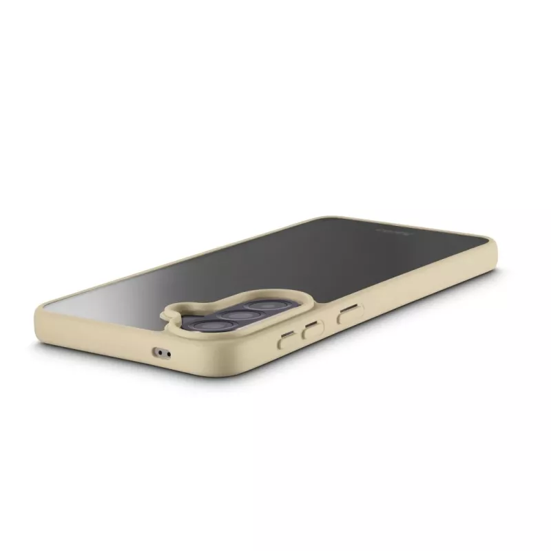 Hama Frame Protect dėklas Samsung Galaxy A57 5G — permatomas su smėlio spalvos rėmeliu, 6,7 colio (17 cm) ekranui