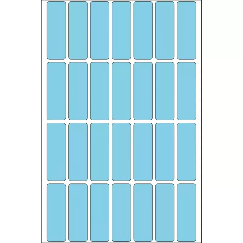 HERMA etiketės daugiafunkcinės 13x40 mm mėlynos matinio popieriaus rankiniam rašymui