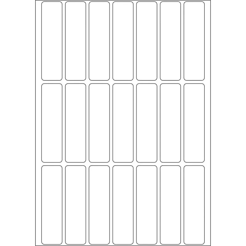 Universali etiketė HERMA 13x50 mm balta matinė rankiniam rašymui