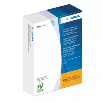 HERMA DP1 apvalios etiketės Ø 32 mm balto matinio popieriaus