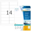 Perklijuojamos adresų etiketės HERMA 99,1x38,1 mm balta 350 vnt.
