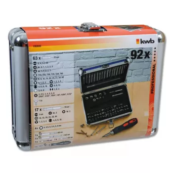 Sukimo antgalių rinkinys KWB 106800 63 vnt