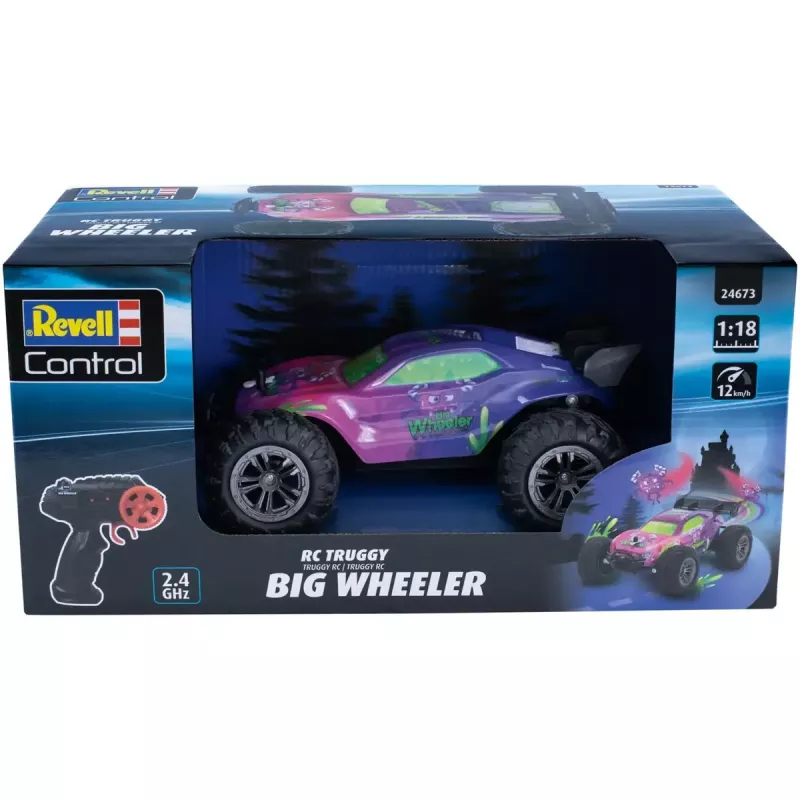 Nuotolinio valdymo automobilis REVELL Big Wheeler 24673 1:10 mastelio visureigis