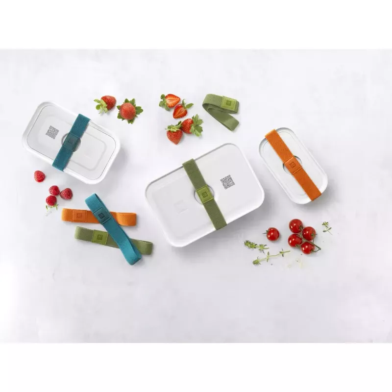 Maisto laikymo dėžė ZWILLING FRESH & SAVE Stačiakampis stiklas 1,6 L, plastikinis užrakinamas dangtelis, tinka orkaitei/mikrobangų krosnelei