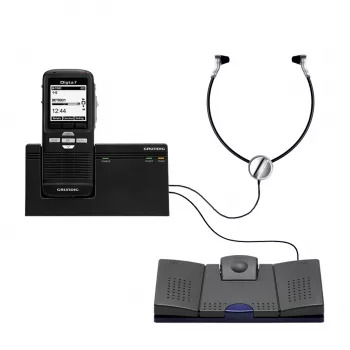 Grundig Digta 7 Stand-Alone komplektas su vidine atmintimi ir atminties kortele, juodas
