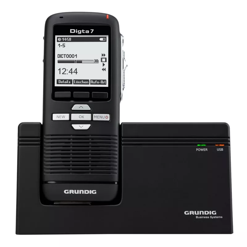Grundig Digta 7 Stand-Alone komplektas su vidine atmintimi ir atminties kortele, juodas
