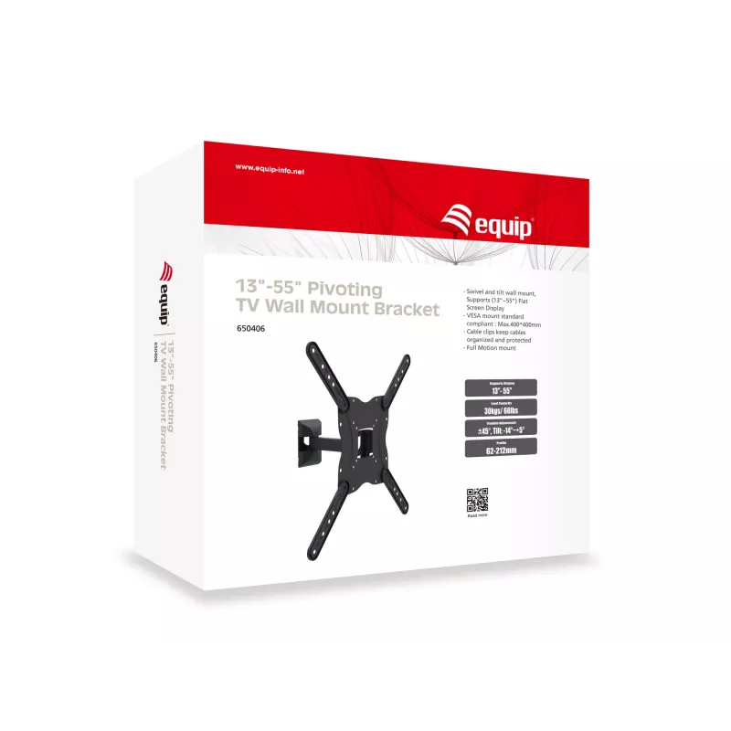 Equip pasukamas TV laikiklis nuo 13 iki 55 colių