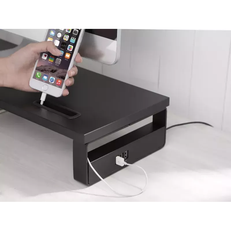 Equip 650881 stovas monitoriui su USB 2.0 prievadais