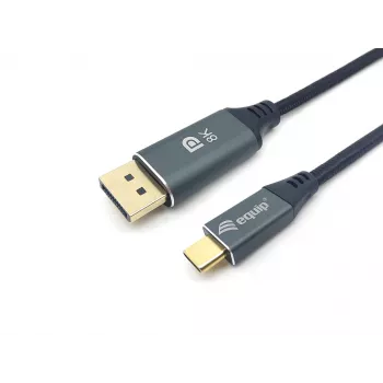 Equip USB-C į DisplayPort Premium laidas, vyriškas/vyriškas, 2,0 m, 8K/60Hz