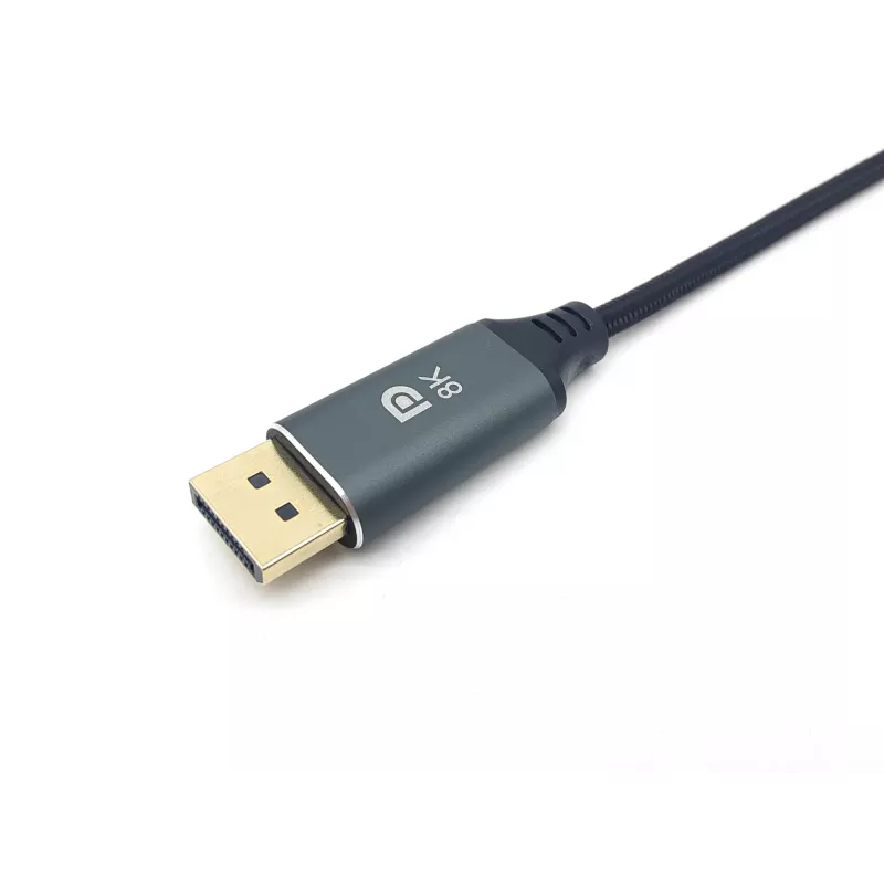 Equip USB-C į DisplayPort Premium laidas, vyriškas/vyriškas, 2,0 m, 8K/60Hz