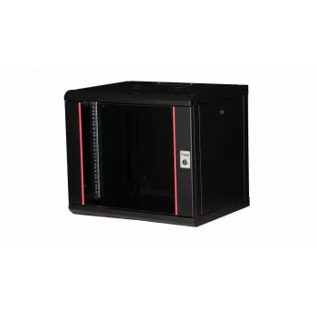 Equip Pro Mount sieninis 19 inch spintos kabinetas, 9U, 600x450 mm, RAL9005 juodas