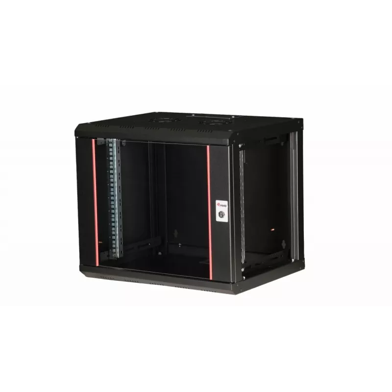 Equip Pro Mount sieninis 19 inch spintos kabinetas, 9U, 600x450 mm, RAL9005 juodas