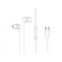 Laidinės ausinės CONCEPTRONIC BRENDAN03W — USB-C, 20–20000 Hz, 1,2 m laidas, balta