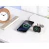 Conceptronic GORGON04W Sulankstomas 2-in-1 belaidis magnetinis Qi2 25W įkroviklis