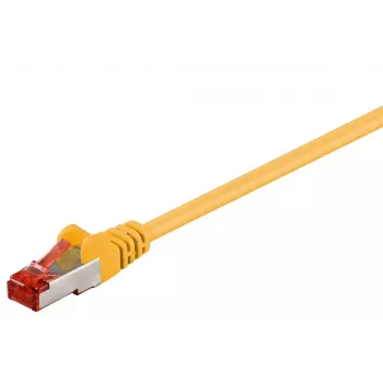Goobay CAT 6 S/FTP PiMF jungiamasis kabelis geltonas 0,25 m