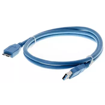 USB laidas Helos 014688 USB 3.2 Gen 1 1 m mėlynas
