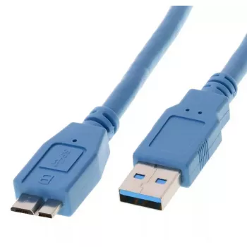 USB laidas Helos 014688 USB 3.2 Gen 1 1 m mėlynas
