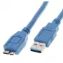 USB laidas Helos 014688 USB 3.2 Gen 1 1 m mėlynas