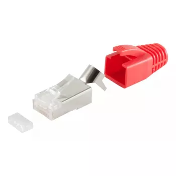 RJ-45 kištukas ShiverPeaks 72067-R raudonas