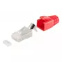 RJ-45 kištukas ShiverPeaks 72067-R raudonas