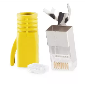 RJ-45 kištukas ShiverPeaks 72067-Y geltonas