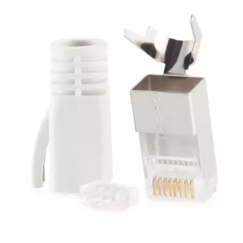 RJ-45 kištukinis jungtis ShiverPeaks 72067-W balta