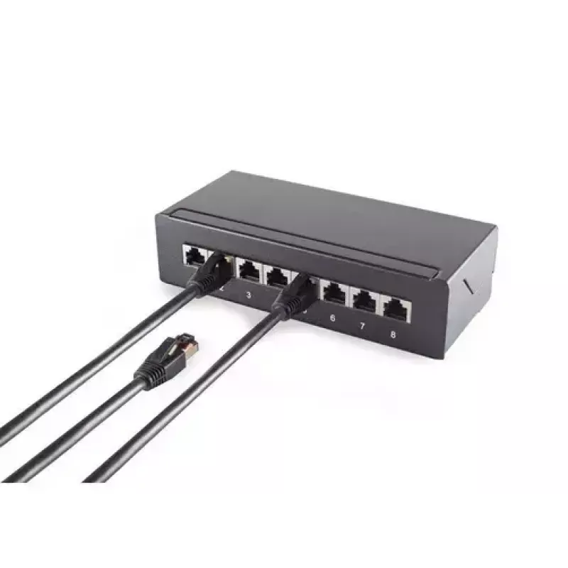 Tinklo kabelis ShiverPeaks S/CONN 08-41015 Juoda 0,5 m Cat8.1 F/FTP