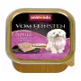 Šlapias šunų ėdalas animonda Vom Feinsten Gourmet Core – Vištiena, Kiaušinis ir Kumpis, 150 g padėklas, be grūdų, suaugusioms mažoms veislėms (5–10 kg)