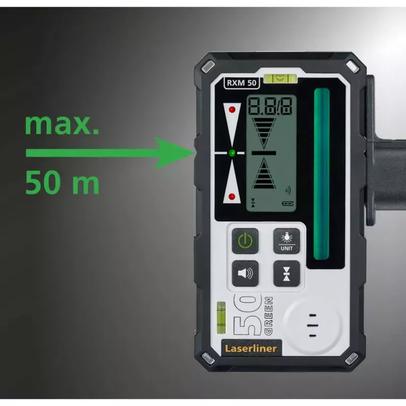 Lazerinis nuotolio matuoklis Laserliner RangeXtender M50 juodas 50 m