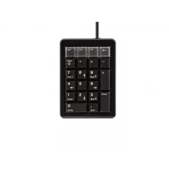 CHERRY G84-4700 klaviatūros blokas, laidinis, USB, juodas (JK/JAV), 21 klavišas, nešiojamam / stacionariam kompiuteriui, 1,75 m