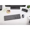 Belaidė klaviatūra Cherry KW 9100 SLIM RF + Bluetooth QWERTY JK-9100GB-2, juoda, 108 klavišų, 1,2 m laidas