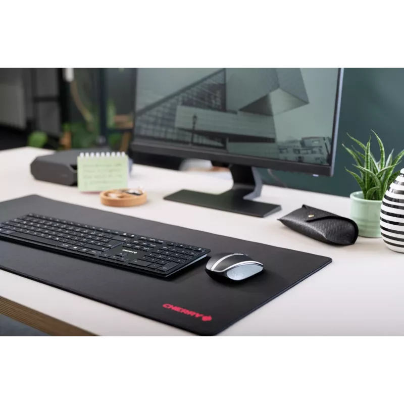 Belaidė klaviatūra Cherry KW 9100 SLIM RF + Bluetooth QWERTY JK-9100GB-2, juoda, 108 klavišų, 1,2 m laidas