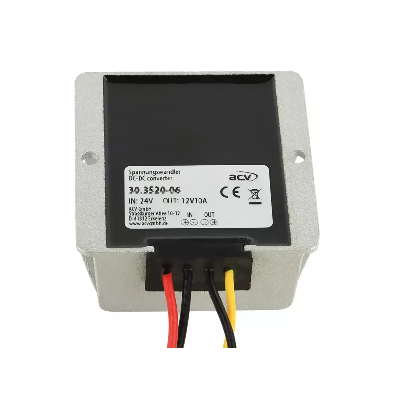 Įtampos keitiklis PIONEER ACV 30.3520-06, 24V į 12V, 10A