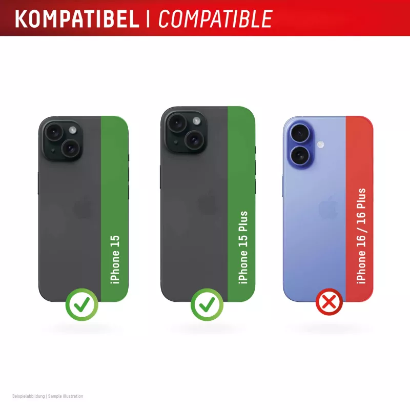 Displex Full Cover Camera Lens Glass iPhone 15/15 Plus, 10H, Visų kamerų apsauginis stiklas, Greitas montavimas, 2 vnt. pakuotė