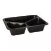 Papstar 96554 Vienkartinis maisto indas juodas PET 227x178x45mm