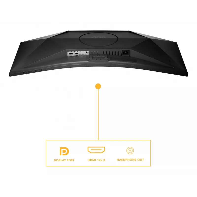 Monitorius AOC B3 CU34B3E 86,4 cm (34 colių) 3440 x 1440 pikselių Wide Quad HD LED juodas