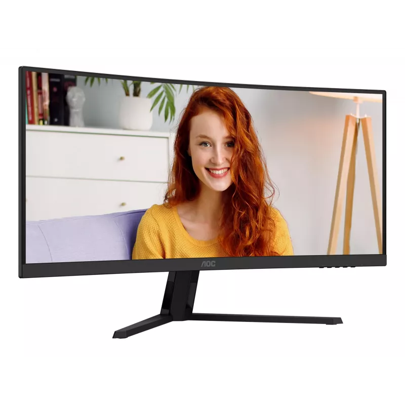 Monitorius AOC B3 CU34B3E 86,4 cm (34 colių) 3440 x 1440 pikselių Wide Quad HD LED juodas
