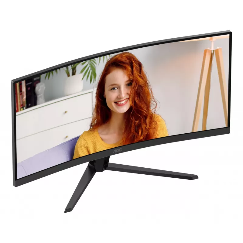 Monitorius AOC B3 CU34B3E 86,4 cm (34 colių) 3440 x 1440 pikselių Wide Quad HD LED juodas