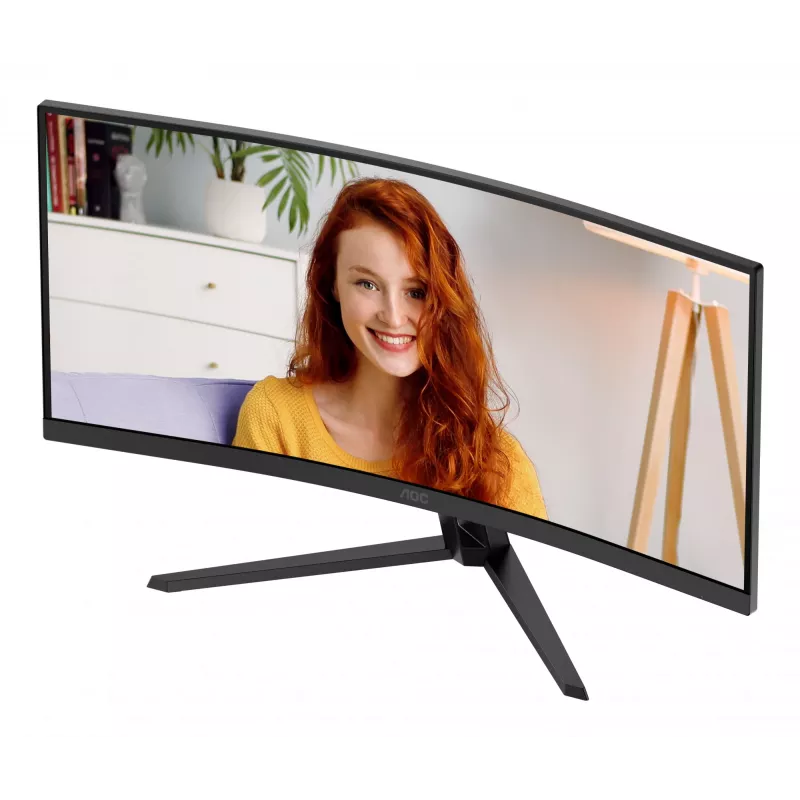 Monitorius AOC B3 CU34B3E 86,4 cm (34 colių) 3440 x 1440 pikselių Wide Quad HD LED juodas