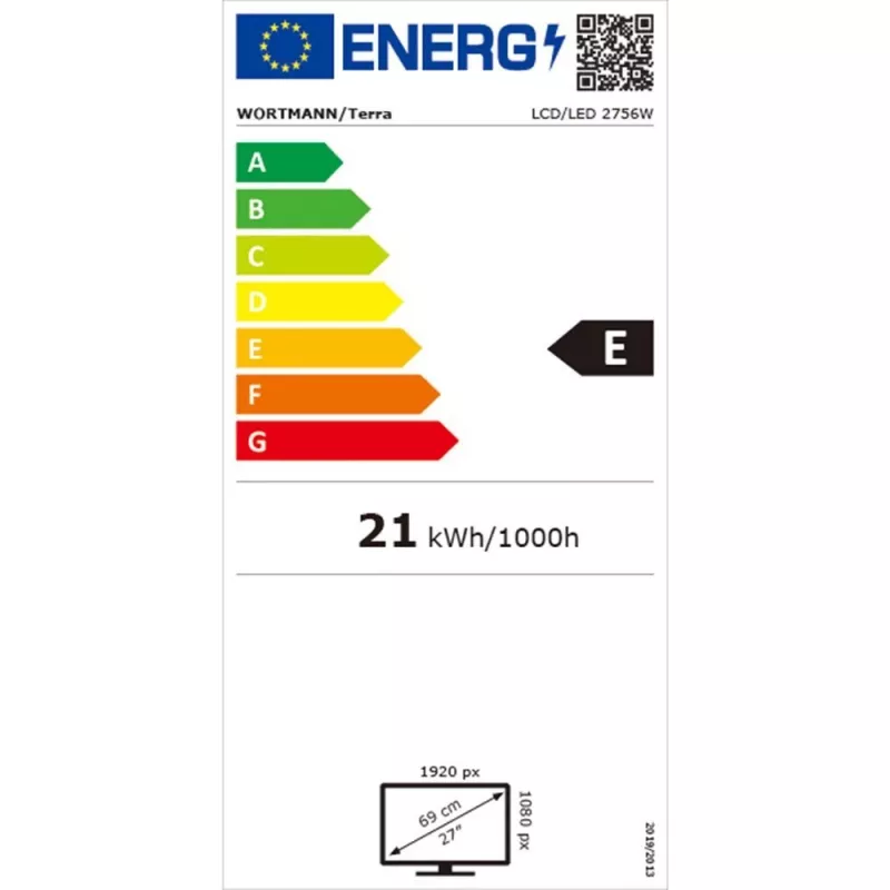 TERRA LCD/LED 2756W PV V4 juodas GREENLINE PLUS monitorius 68,6 cm (27 colių) 1920 x 1080 pikselių Full HD juodas