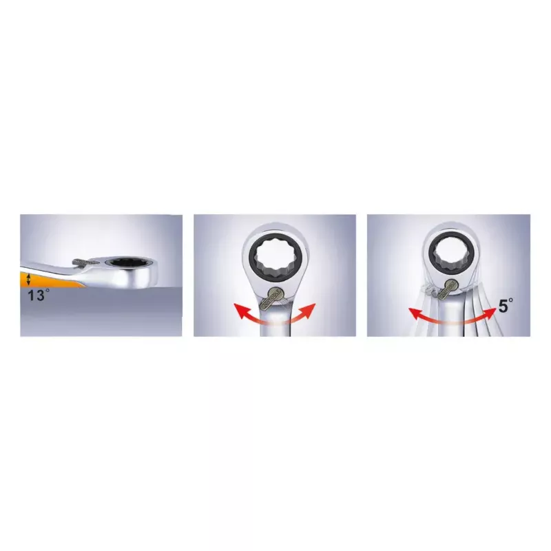 Kombinuotas veržliaraktis KS Tools 503.5914 14 mm, chromo-vanadinis plienas