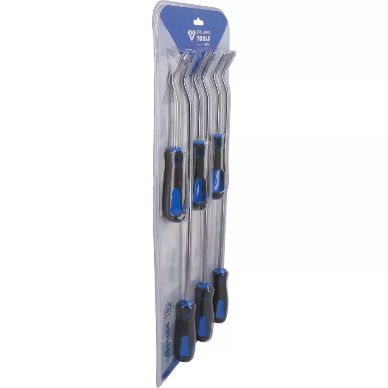Brilliant Tools BT511045 – 6 dalių komplektas automobilio vidaus apdailos spaustukų išėmimui