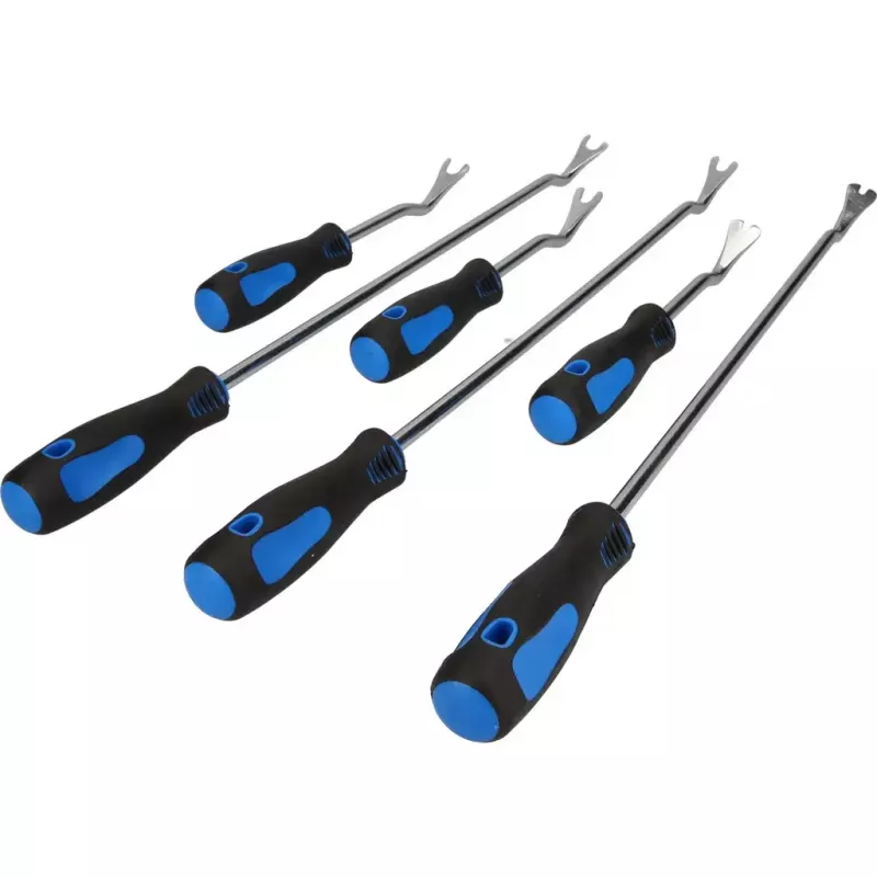 Brilliant Tools BT511045 – 6 dalių komplektas automobilio vidaus apdailos spaustukų išėmimui