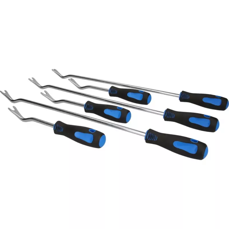 Brilliant Tools BT511045 – 6 dalių komplektas automobilio vidaus apdailos spaustukų išėmimui