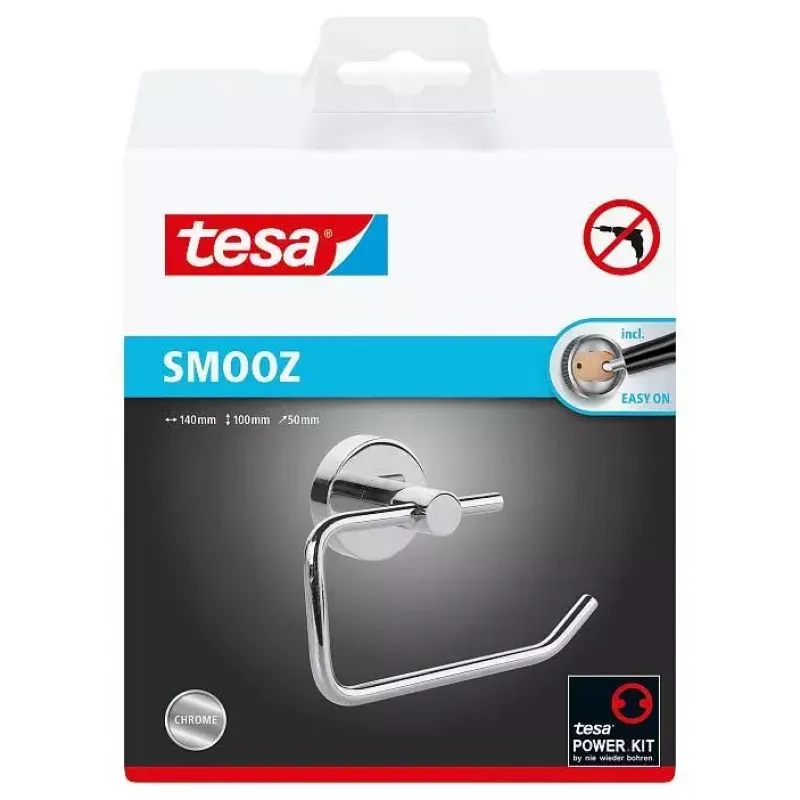 Sieninis tualetinio popieriaus laikiklis TESA Smooz 40314-00000-00