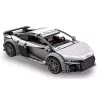 Jamara CaDA Audi R8 Coupé 1:14, pilkas, 2,4 GHz valdomas kaladėlių modelis